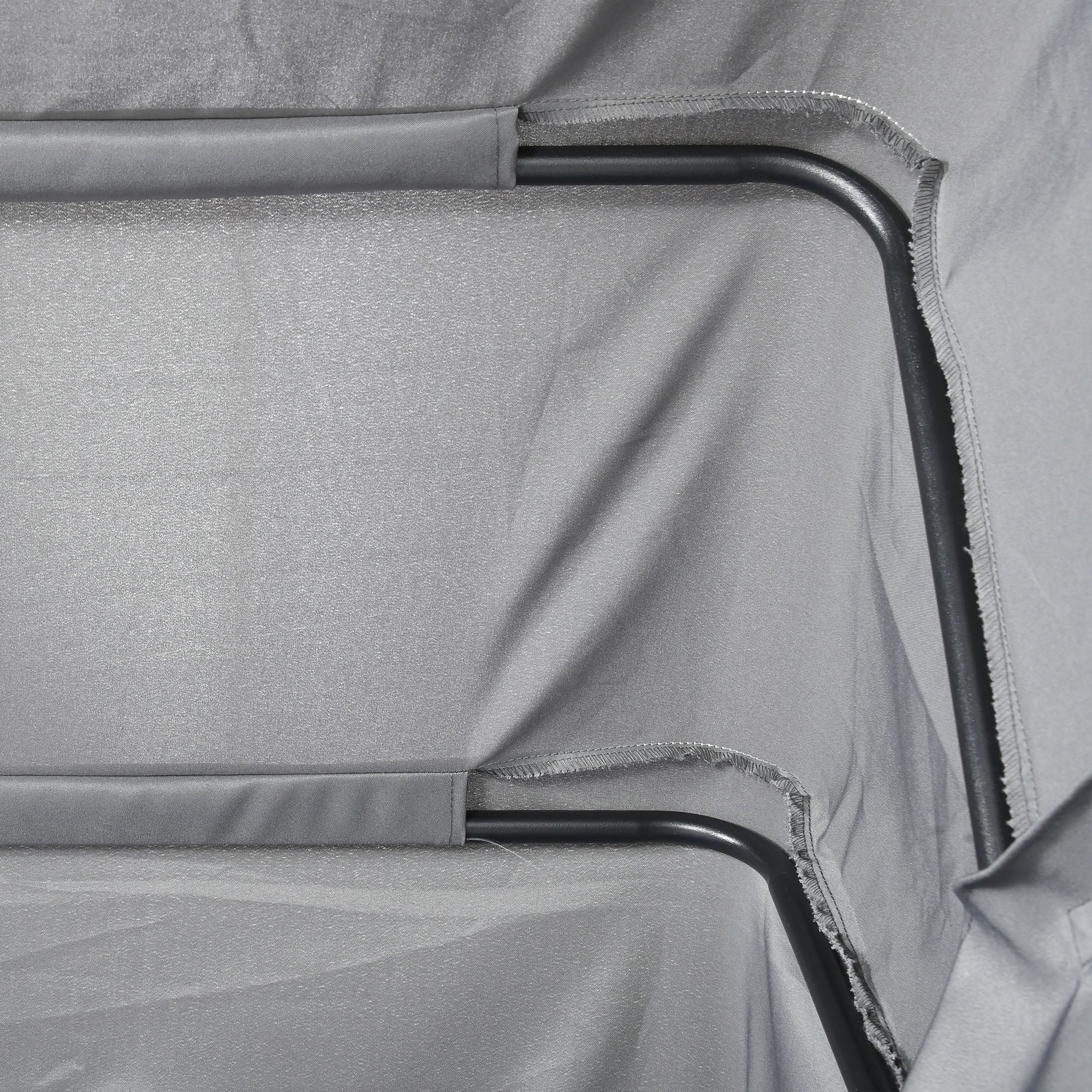 Gray Canopy Sofa Set
