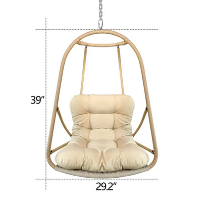 JESE Swing Egg Chair – Foldable Hanging Chair For Indoor & Outdoor Use – 300lbs Capacity