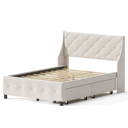 Carbon Gray Metal Bed