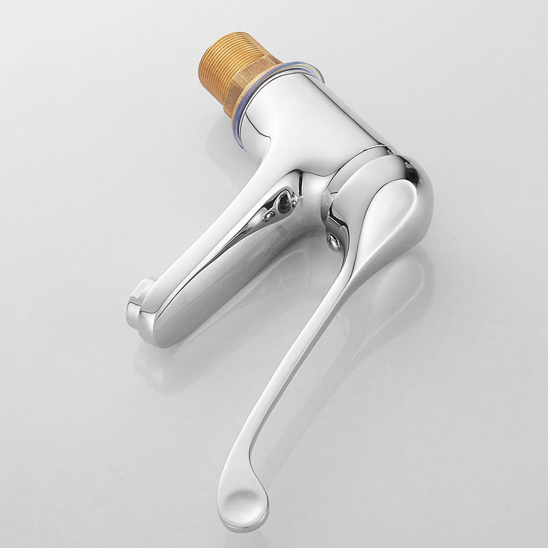 Long Handle Hot And Cold Faucet Elbow Wash Basin Faucet