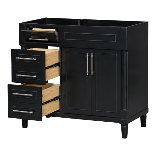 Wood Freestanding Vanity Cabinet