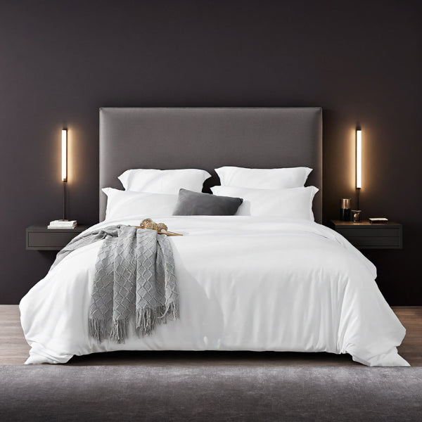 White Boho Duvet Cover