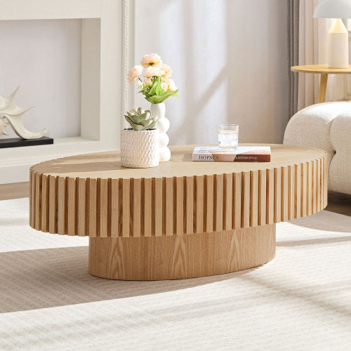 Natural Ash Drum Coffee Table