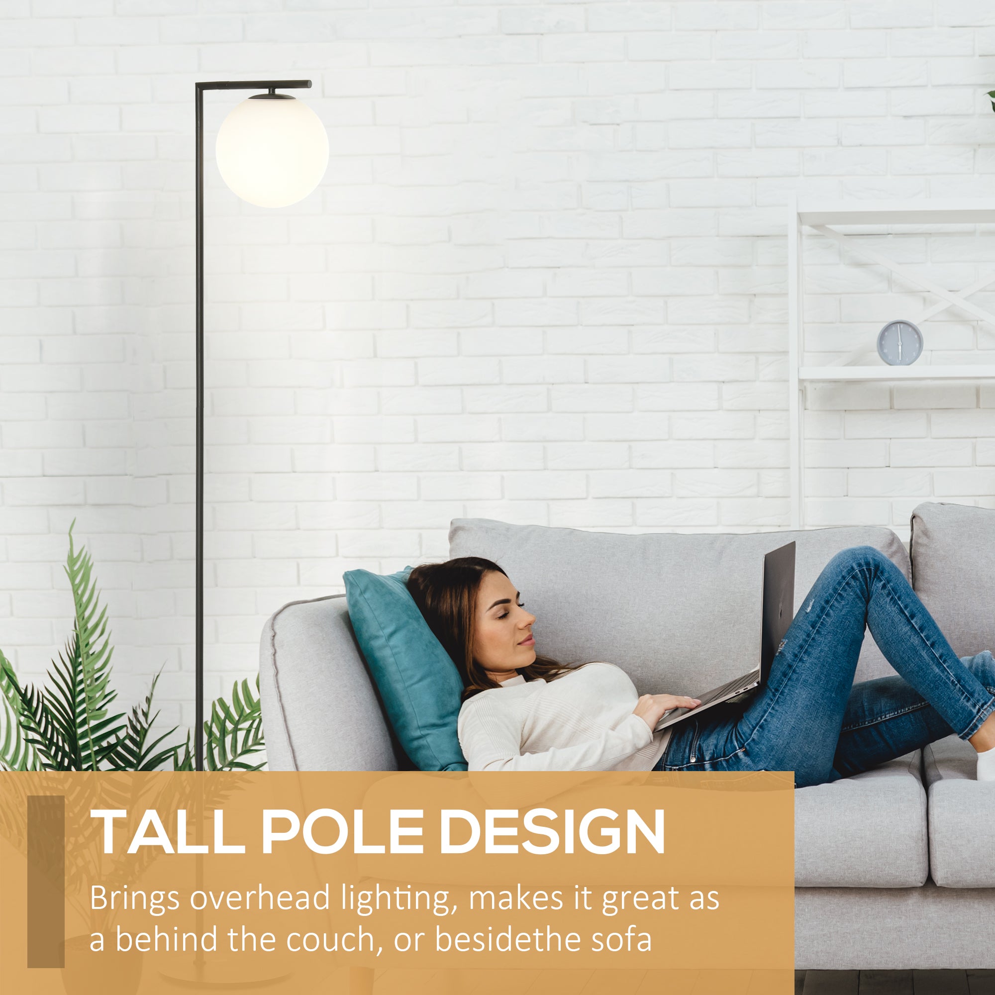 Modern Black Floor Lamp