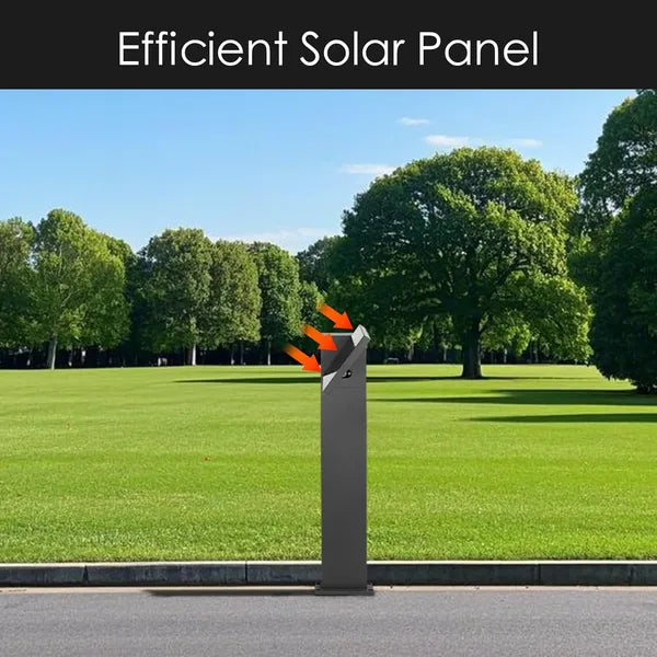 Solar Pathway Lights Outdoor With Motion Sensor IP65 Waterproof Path Lights For Driveway Adjustable Head 32128