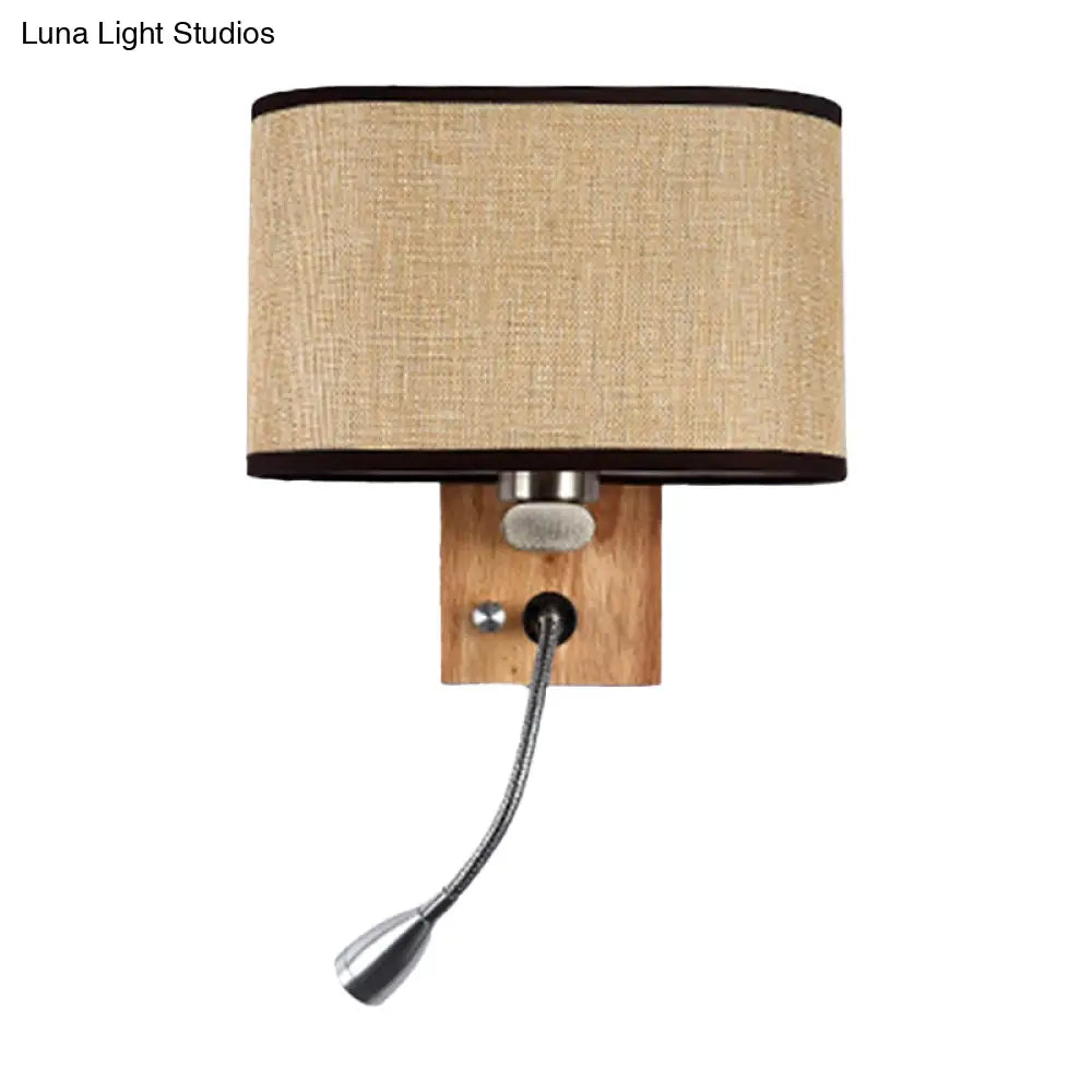 DecorBites™ Fabric Adjustable Bedside Reading Lamp