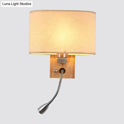 DecorBites™ Fabric Adjustable Bedside Reading Lamp