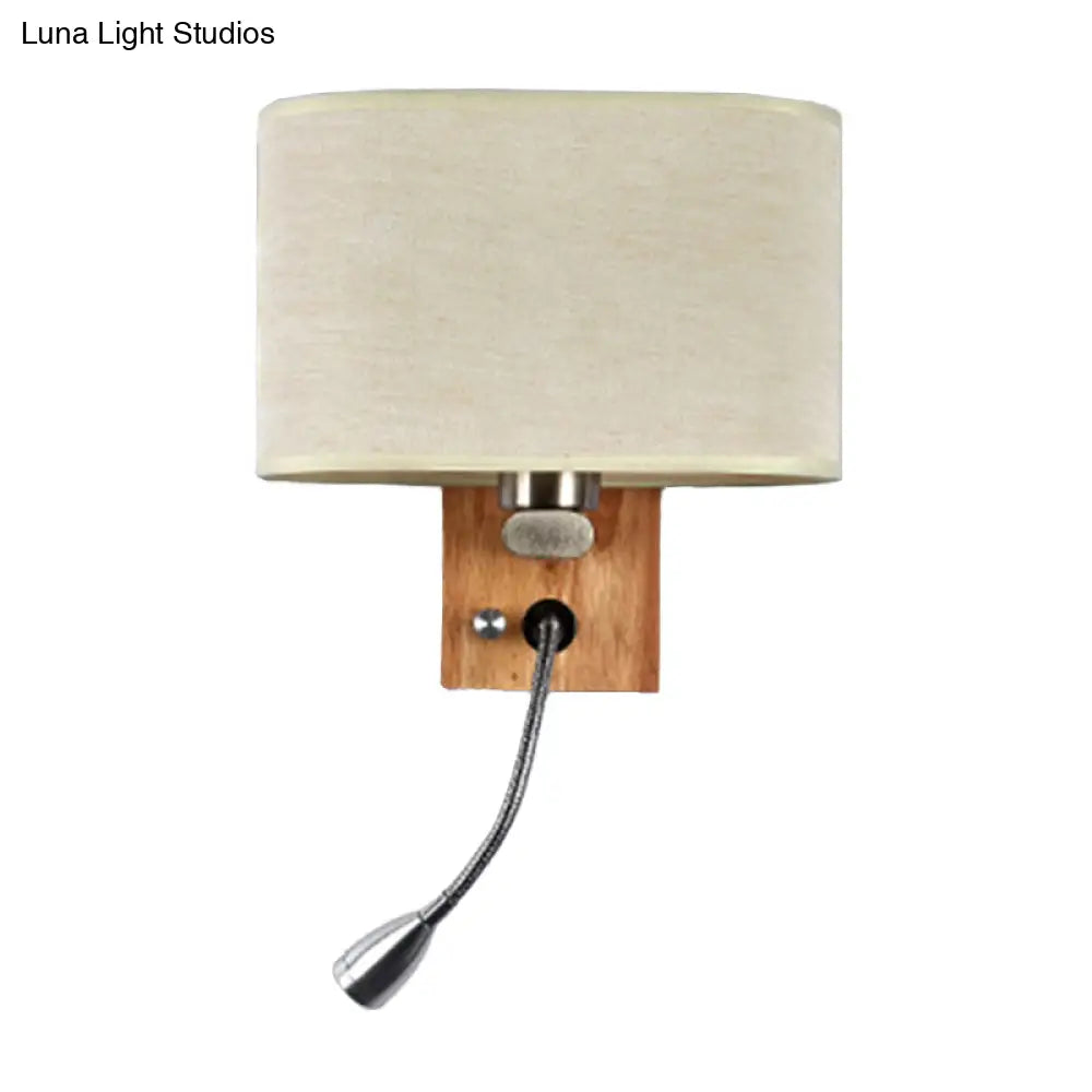 DecorBites™ Fabric Adjustable Bedside Reading Lamp