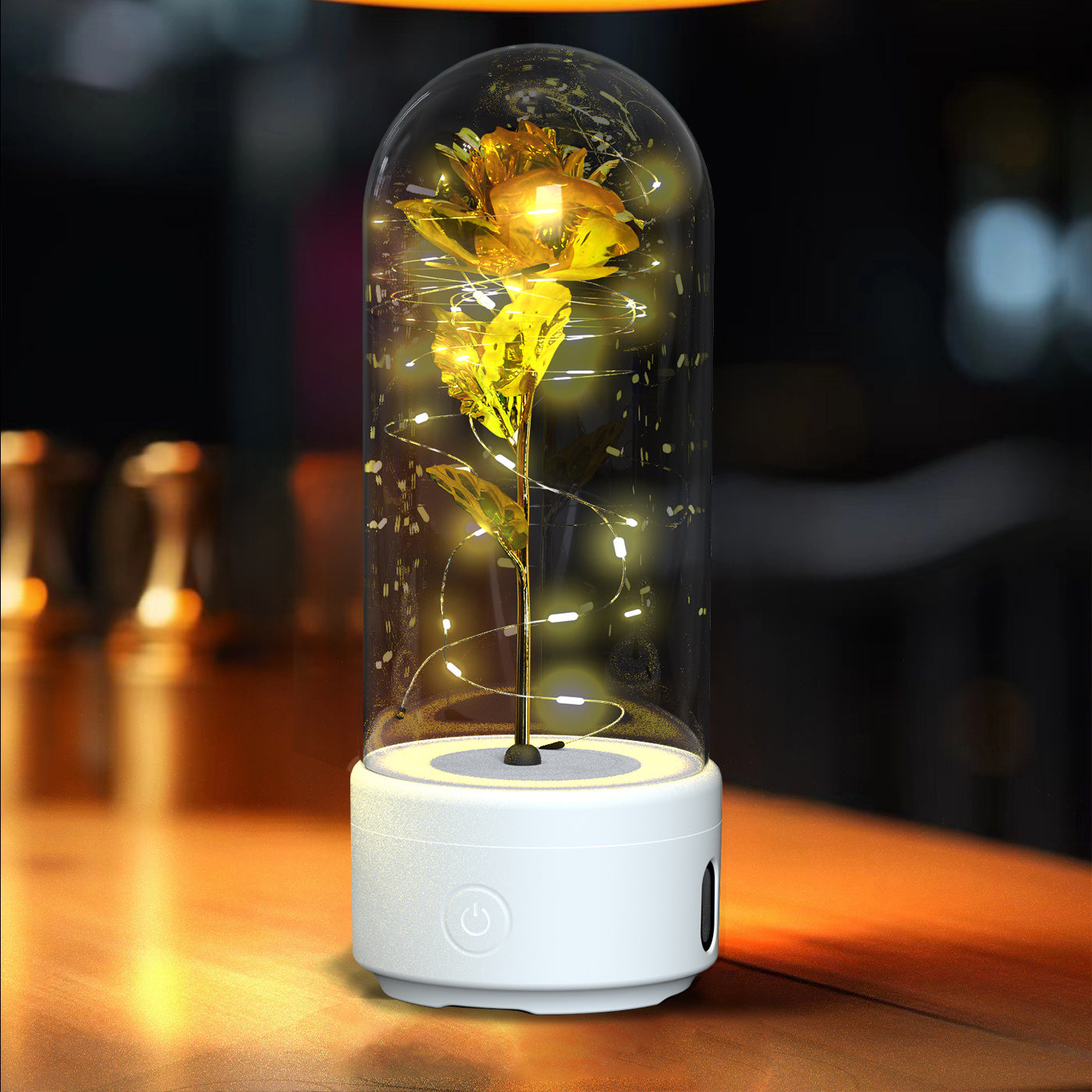 Rose Glass LED Nightlight