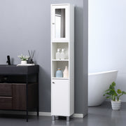 Mirrored Tall Storage Cabinet