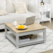 Natural Gray Coffee Table