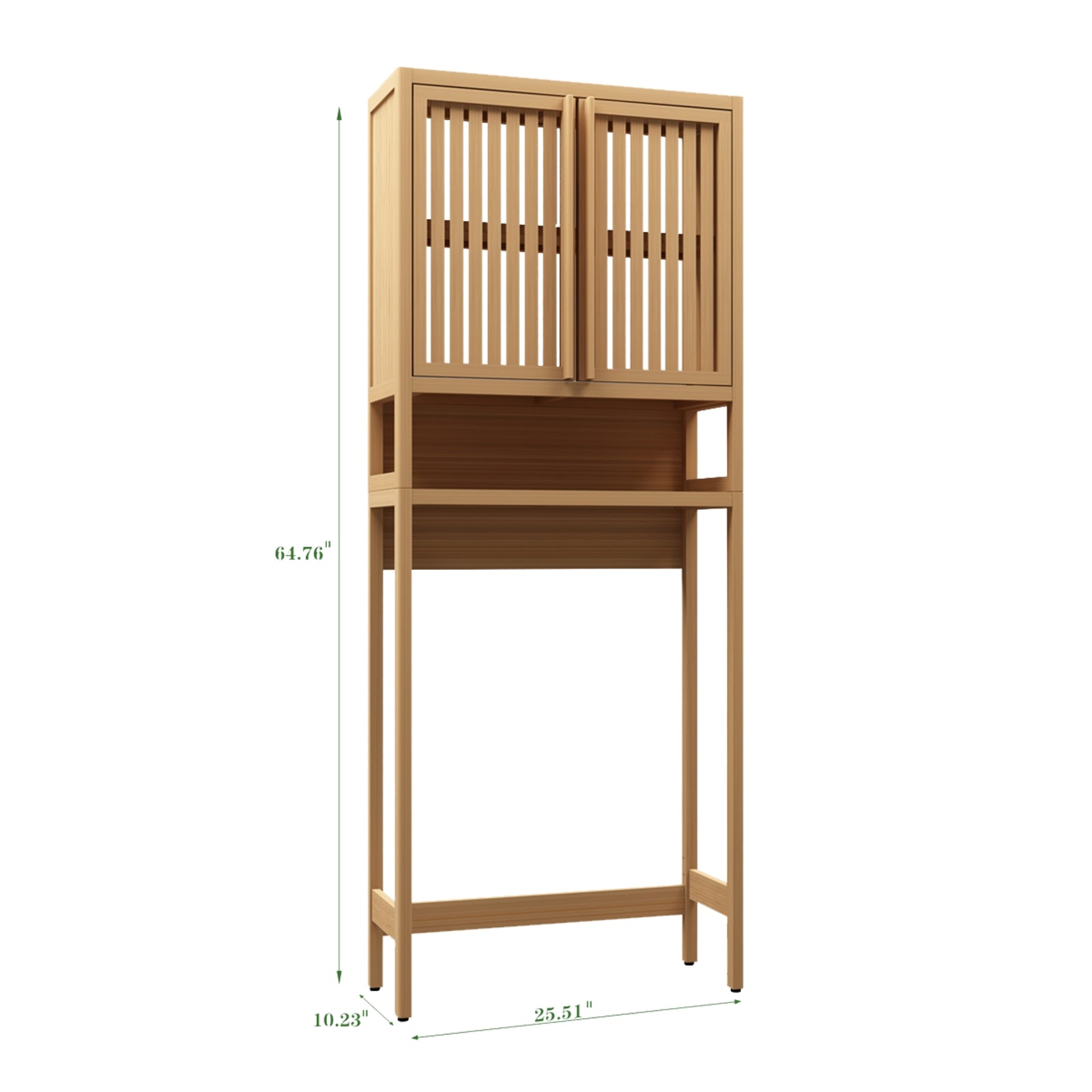 Bamboo Space-Saving Storage Rack