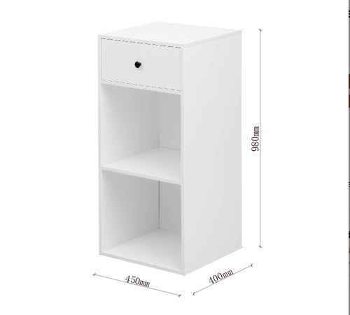 Diseño Simple Gabinete Blanco de Almacenamiento con Cajones, Aparador, Gabinete para Sala de Estar, Comedor, Sala de Estar