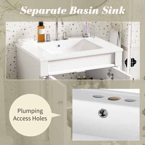 Dual Tier Bathroom Vanity