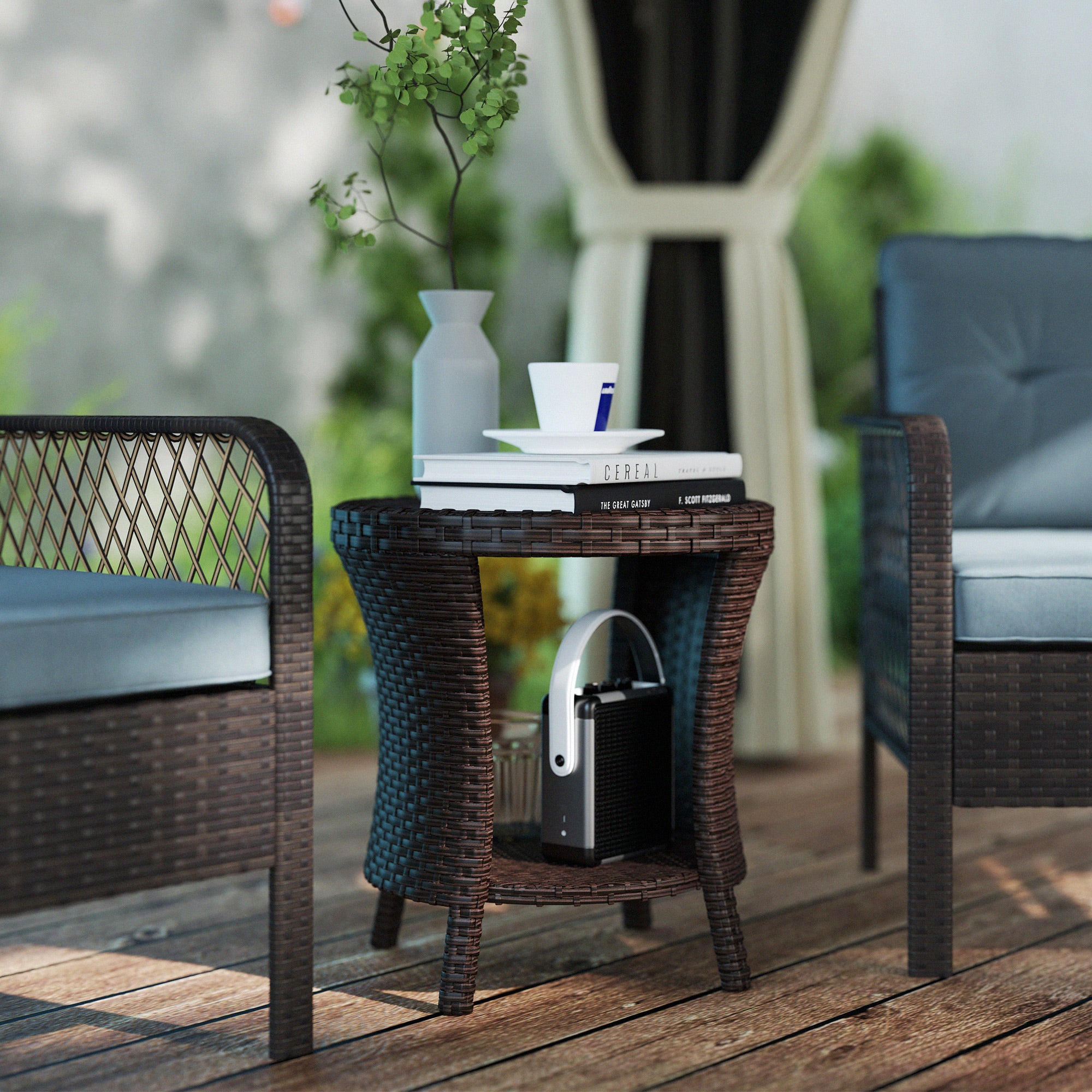 Compact Patio Coffee Table