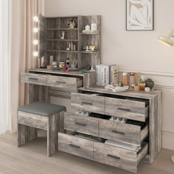 Space-Saving Vanity Dresser