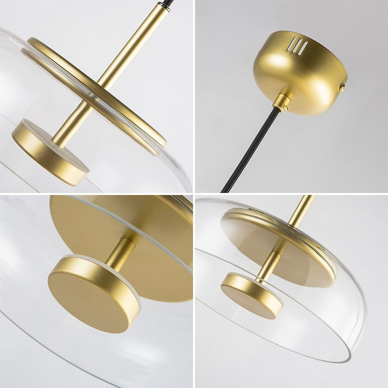 Glass Wrought Iron Floor Lamp