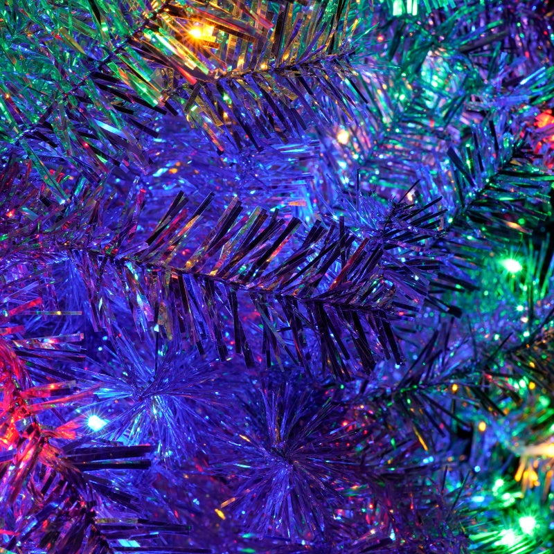 Silver Pre-Lit Christmas Tree