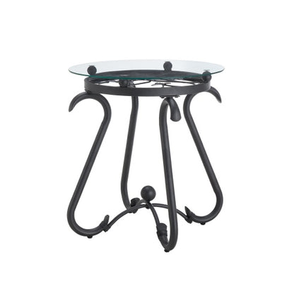 Suitable For Living Room 2-piece Tempered Glass Surface Coffee Table Set