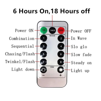 Festive USB Fairy Lights Curtain Set