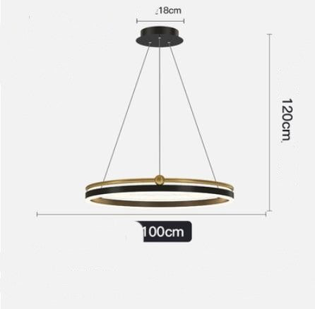 Brushed Aluminum Fish Chandelier