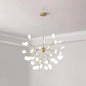 Firefly-inspired Chandelier with Frosted Acrylic Shade - Perfect for Modern Living Rooms