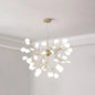 Firefly-inspired Chandelier with Frosted Acrylic Shade - Perfect for Modern Living Rooms