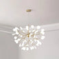 Firefly-inspired Chandelier with Frosted Acrylic Shade - Perfect for Modern Living Rooms