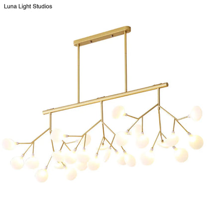 DecorBites™ Firefly Island Pendant: Postmodern Metal Ceiling Lamp - 36 Head Suspension for Restaurant