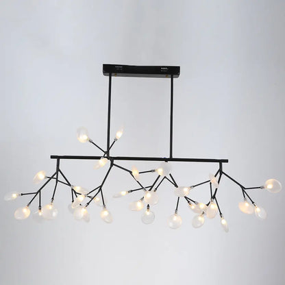 DecorBites™ Firefly LED Island Pendant Light: Modern Acrylic Linear Lamp for Dining Room Ceiling