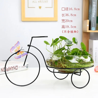 Flamingo Metal Vase for Home Decor - Vase