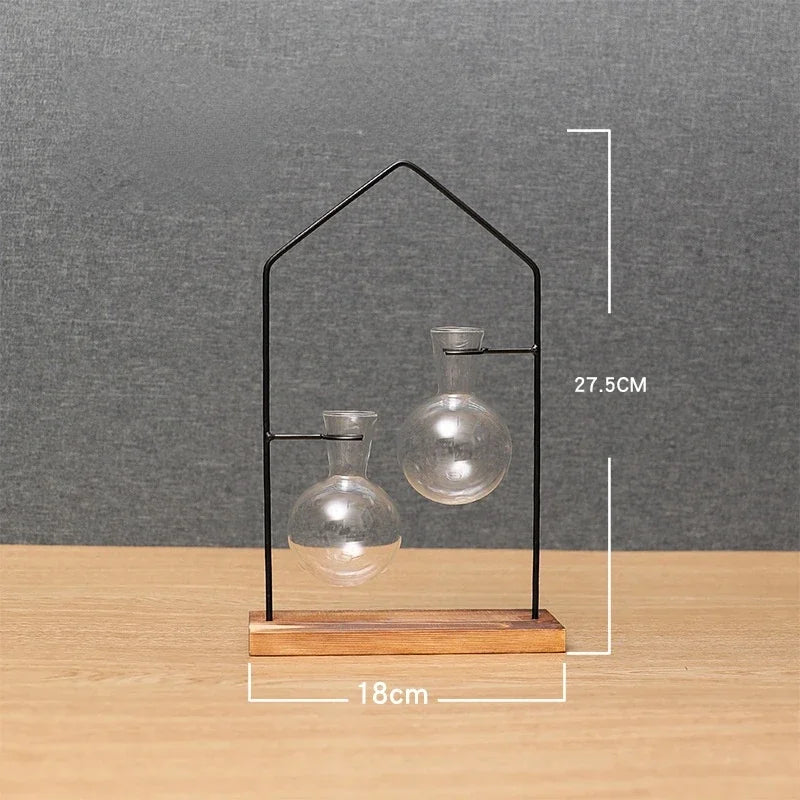 Flamingo Metal Vase for Home Decor - Gold - Vase