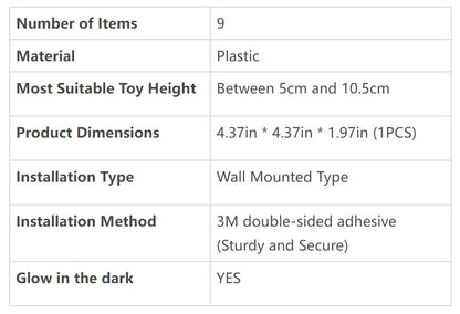 Floating Display Shelf for Collectible Toys