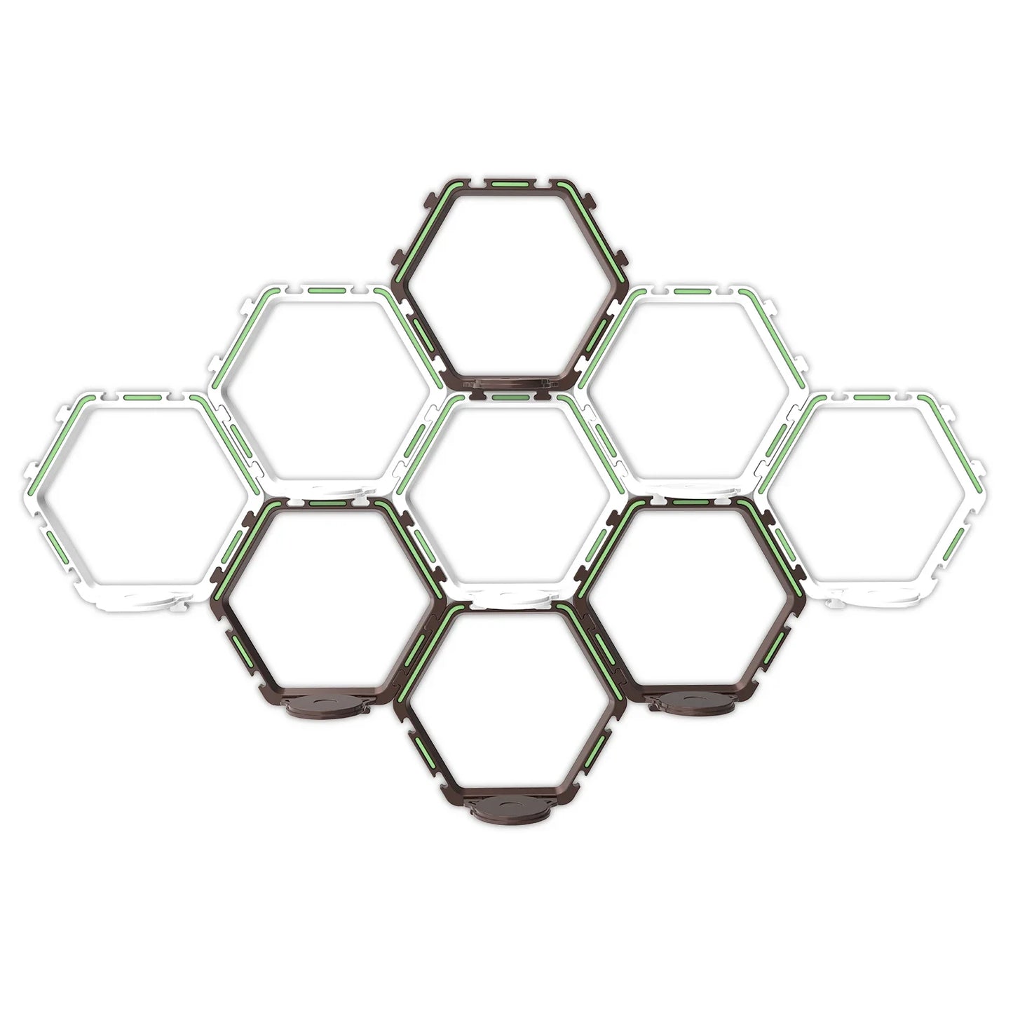 Floating Display Shelf for Collectible Toys - 4Black and 5White / CHINA