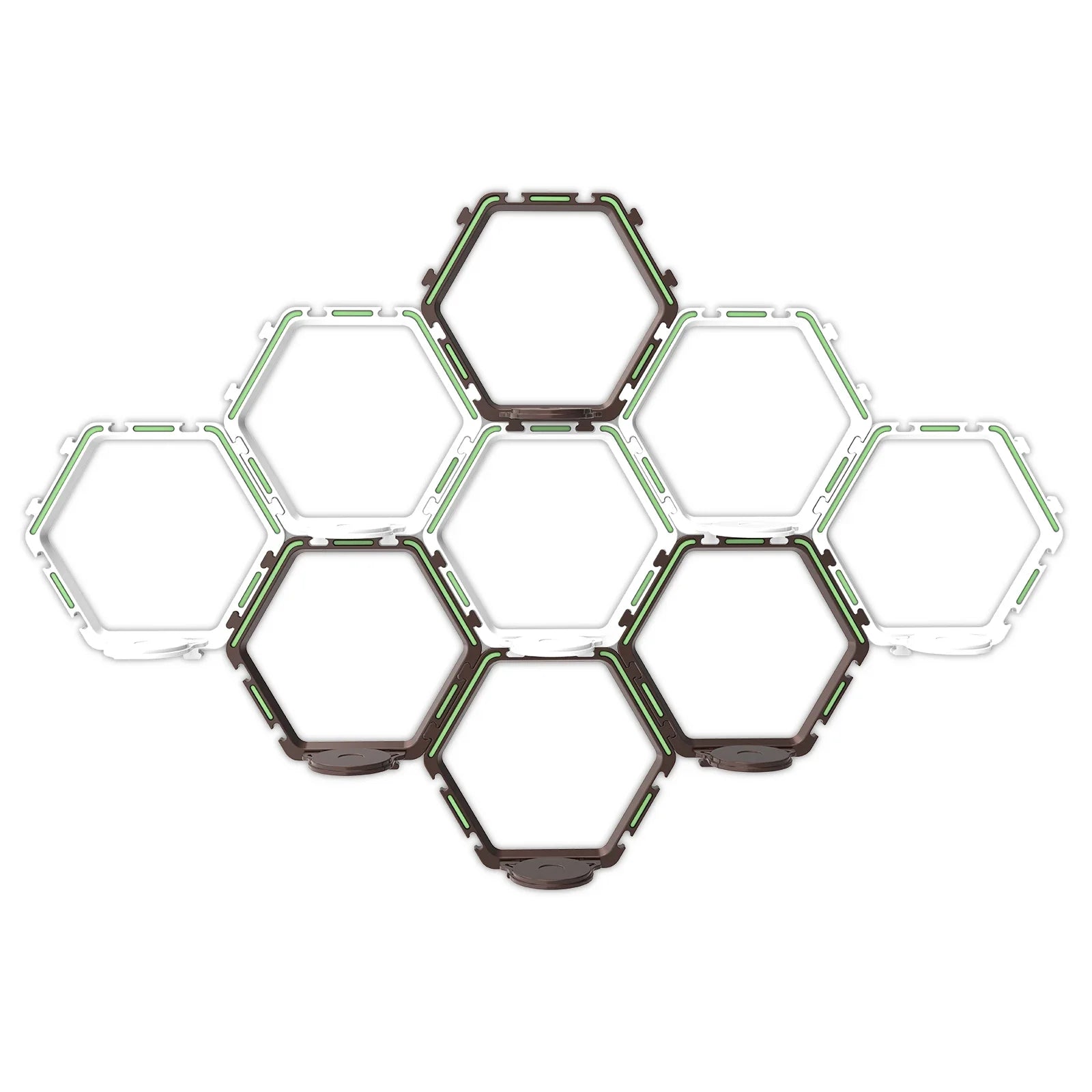 Floating Display Shelf for Collectible Toys - 4Black and 5White / CHINA