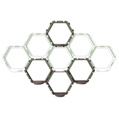 Floating Display Shelf for Collectible Toys - 4Black and 5White / CHINA