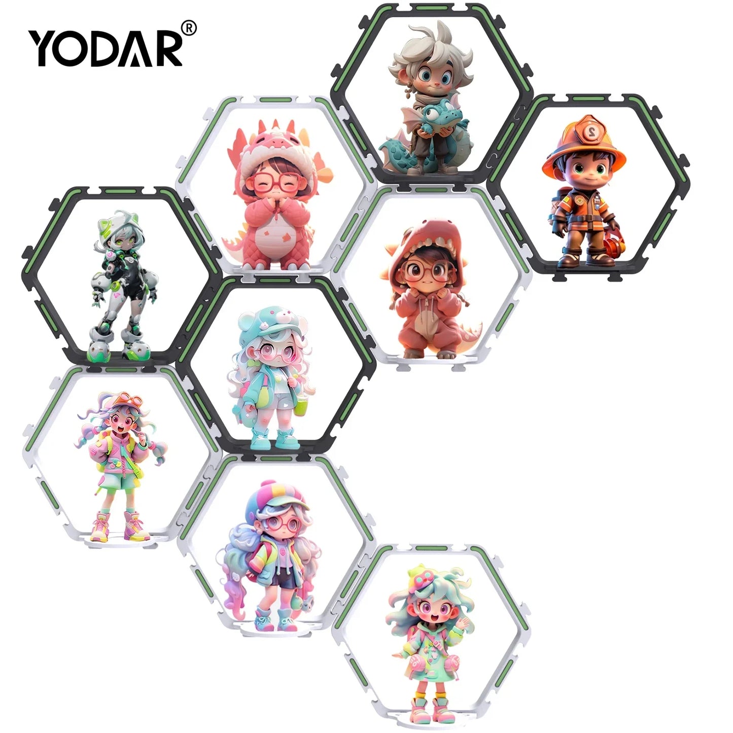 Floating Display Shelf for Collectible Toys