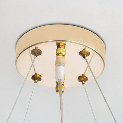 Floral French White Ceramic Chandelier - Romantic Home Décor - Chandelier