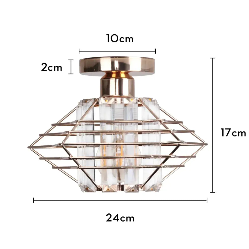 Floral gold glass crystal led ceiling chandelier with brushed gold frame and clear crystal accents for living room