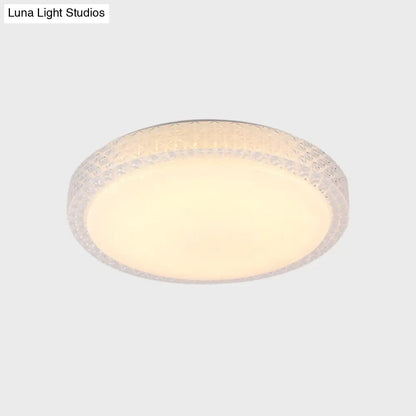 DecorBites™ DecorBites™ Flush-Mount Crystal LED Ceiling Light in White or Warm Light, Available in 16" or 19.5" Diameter