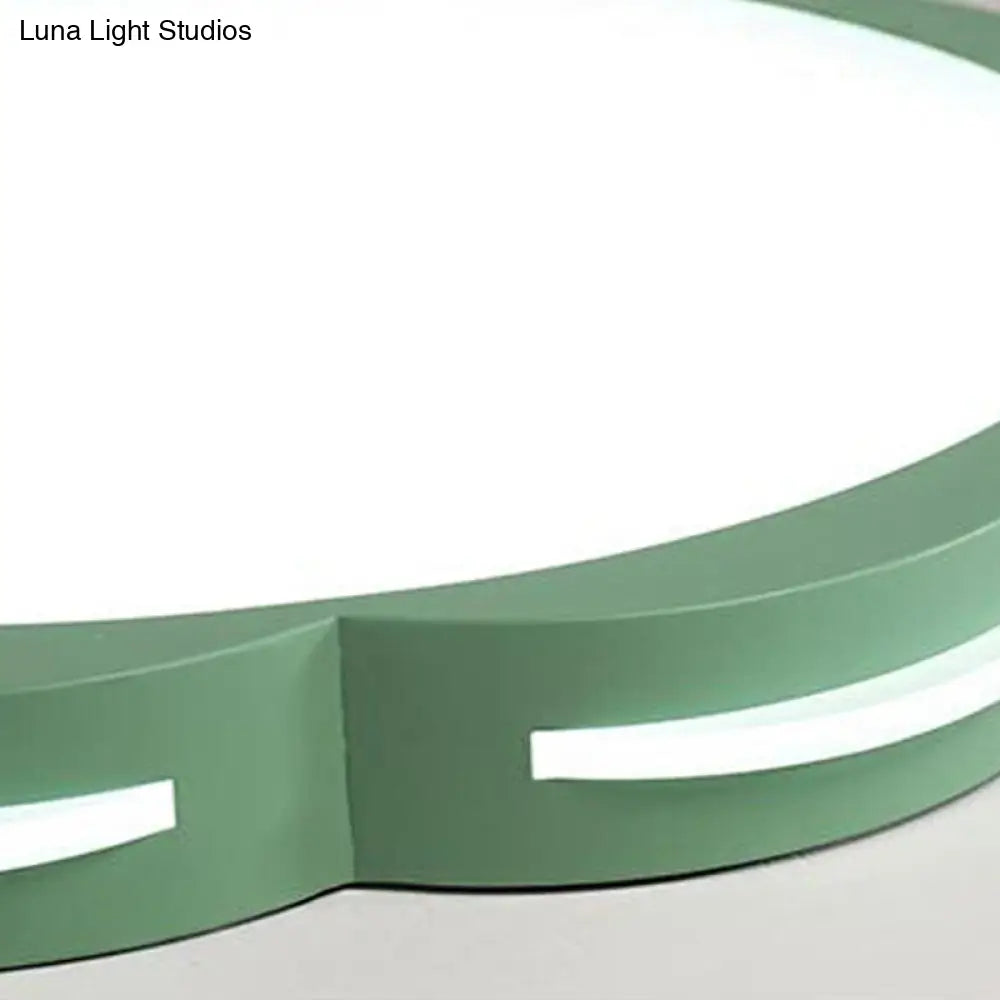 DecorBites™ DecorBites™ Flush Mount Macaron LED Ceiling Light with Acrylic Floral Shade - Ideal for Girls' Bedroom