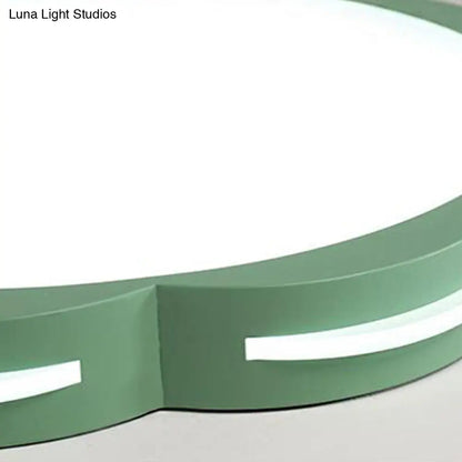 DecorBites™ DecorBites™ Flush Mount Macaron LED Ceiling Light with Acrylic Floral Shade - Ideal for Girls' Bedroom