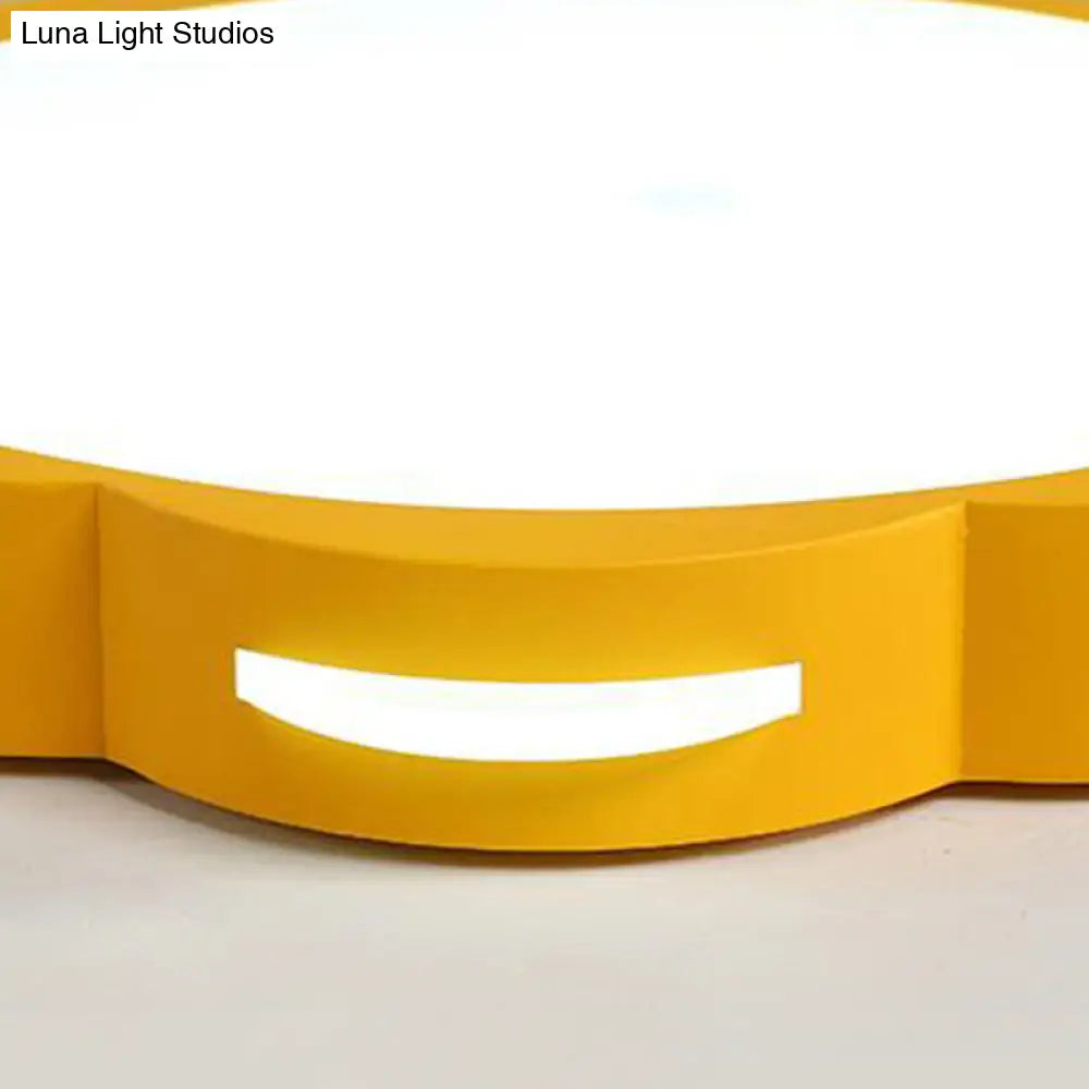 DecorBites™ DecorBites™ Flush Mount Macaron LED Ceiling Light with Acrylic Floral Shade - Ideal for Girls' Bedroom