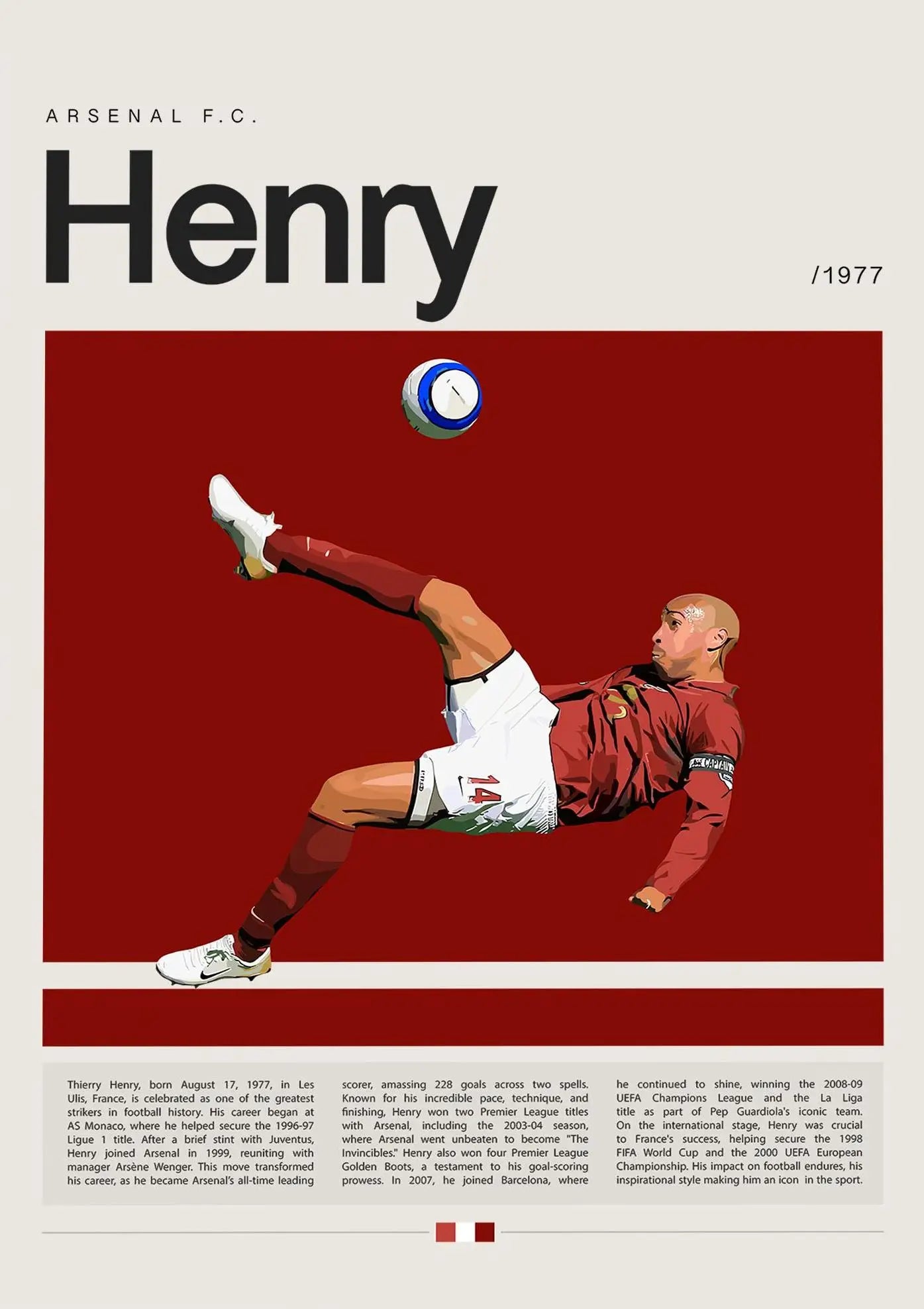 Football Star Champion Poster Canvas Wall Art - 19 / 50x70cm Unframed - Posters