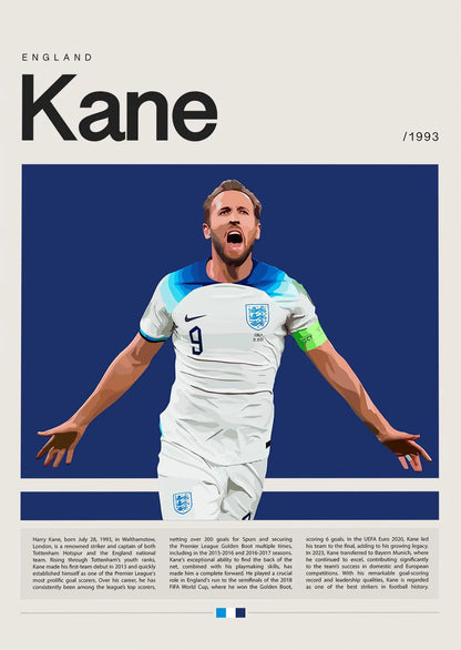 Football Star Champion Poster Canvas Wall Art - 2 / 50x70cm Unframed - Posters