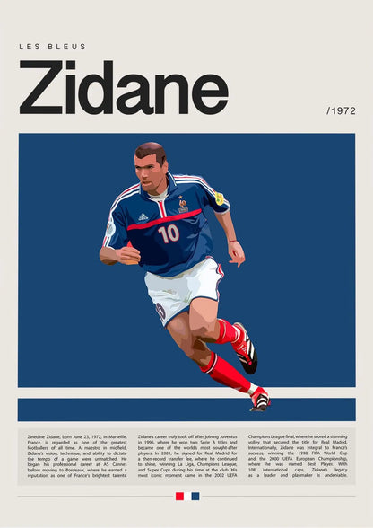 Football Star Champion Poster Canvas Wall Art - 25 / 50x70cm Unframed - Posters