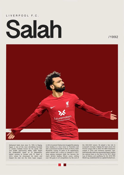 Football Star Champion Poster Canvas Wall Art - 6 / 50x70cm Unframed - Posters