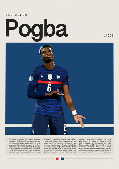 Football Star Champion Poster Canvas Wall Art - 7 / 50x70cm Unframed - Posters