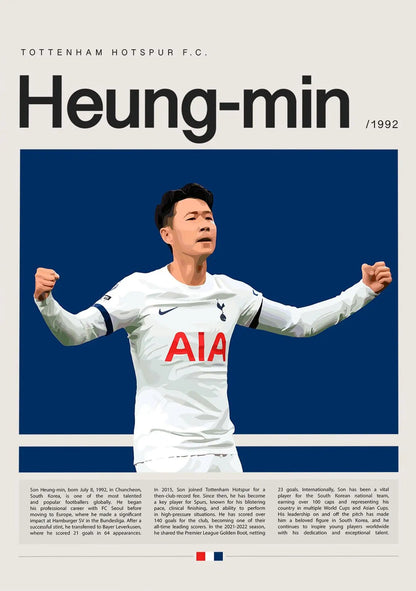 Football Star Champion Poster Canvas Wall Art - 8 / 50x70cm Unframed - Posters