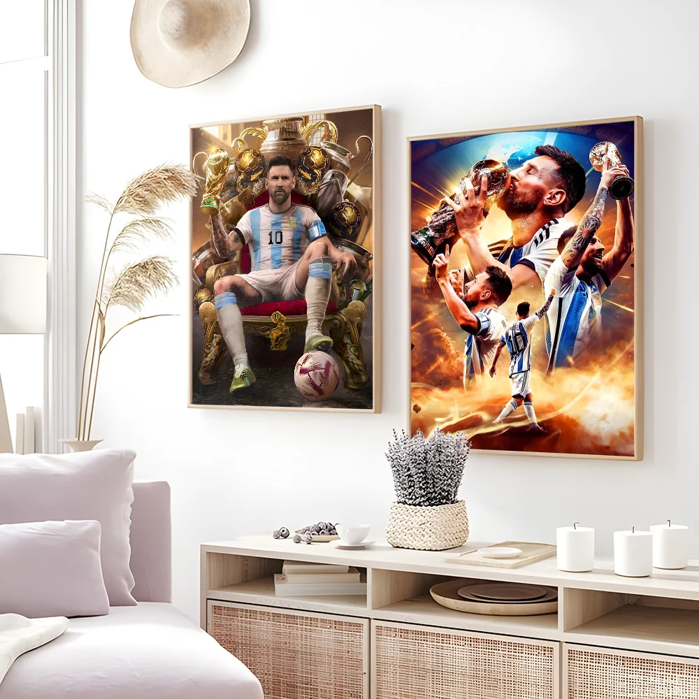 Football Star M-Messi Poster for Home Decor - Posters